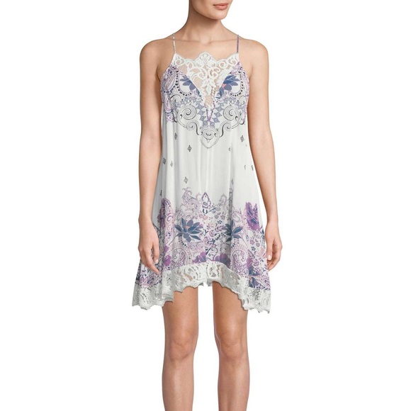 NWT Free People Who’s Sorry Now Ivory Slip Dress - Picture 2 of 7